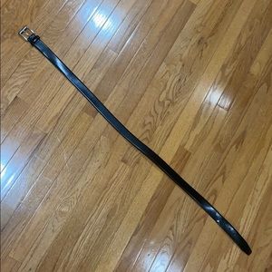 Hugo boss black belt 100% cow skin 40”